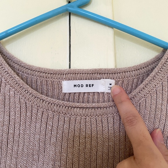 Mod Ref: Sweater muscle tank top. - Picture 2 of 3